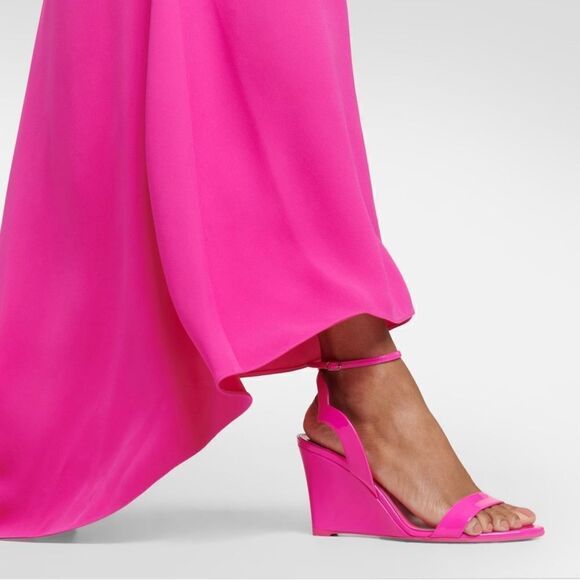 Christian Louboutin Zeppa Chick 85mm Patent Leather Wedges size 37 - Picture 2 of 16